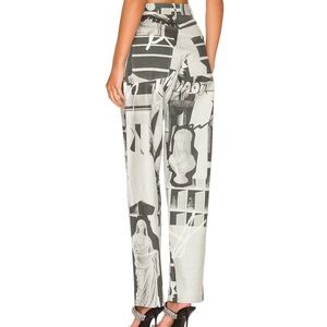 Miaou Monochrome Graphic Pants